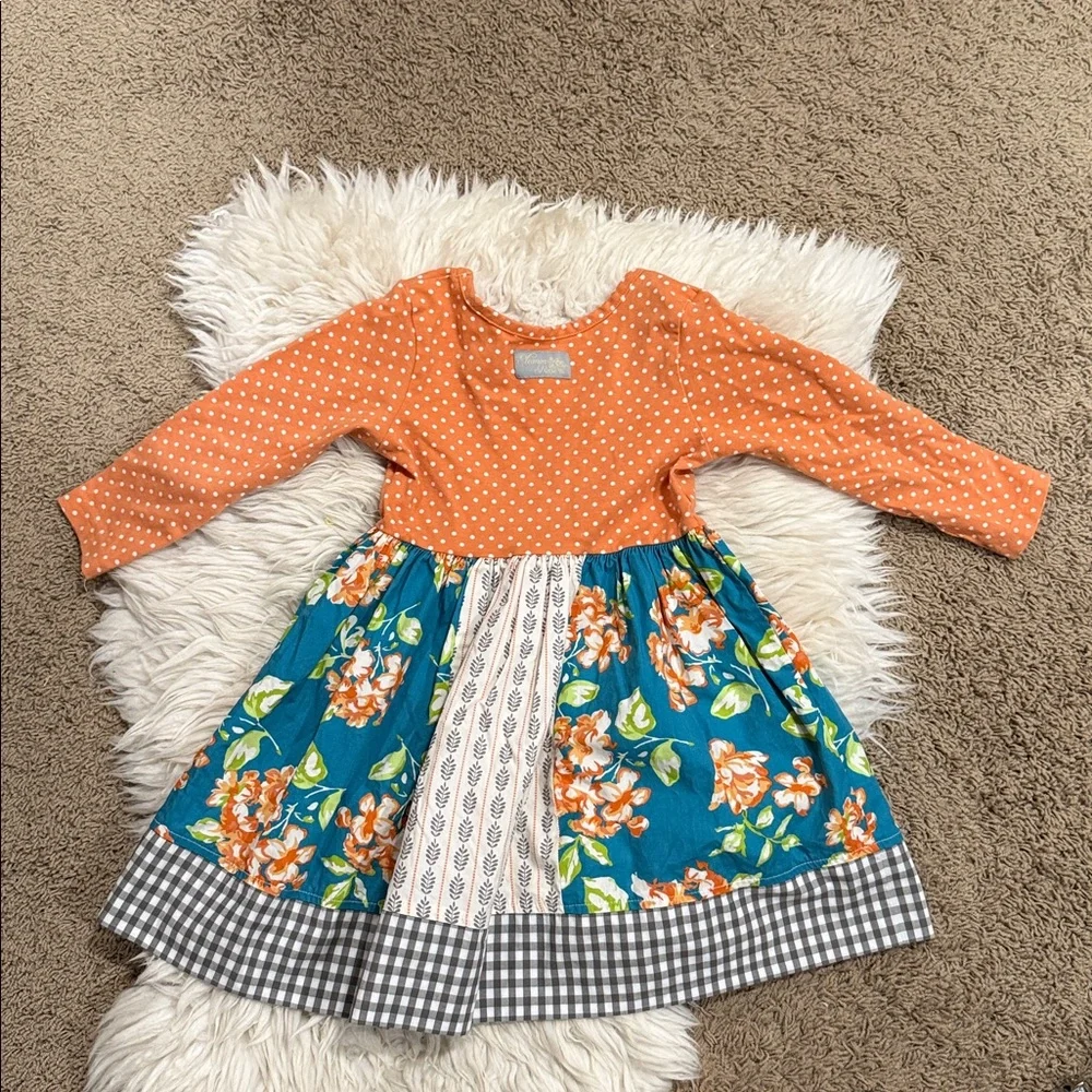 Eleanor Rose‎ Rhonda Long Sleeve Boho Dress Girls size 3/4
